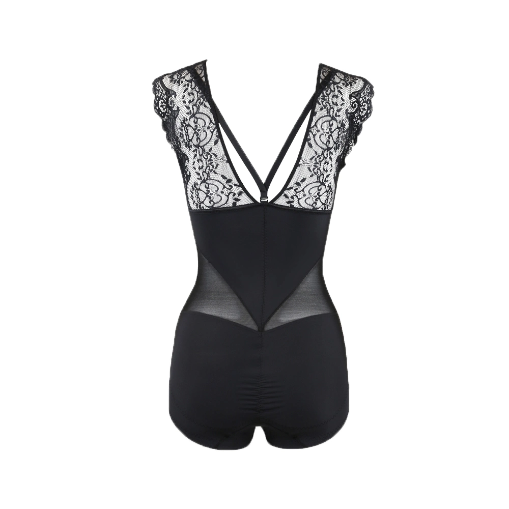 Slimming Full Body Bustier Corset with Lace Sexy Body Shaper