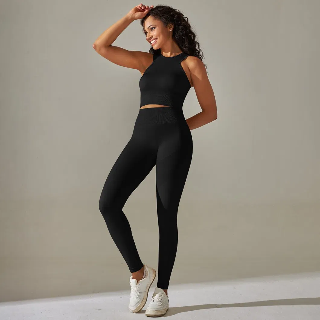 Gym Leggings Training Wear Ropa Gym Mujer 2023 Sweat Suits Croptop Body Shaper for Women