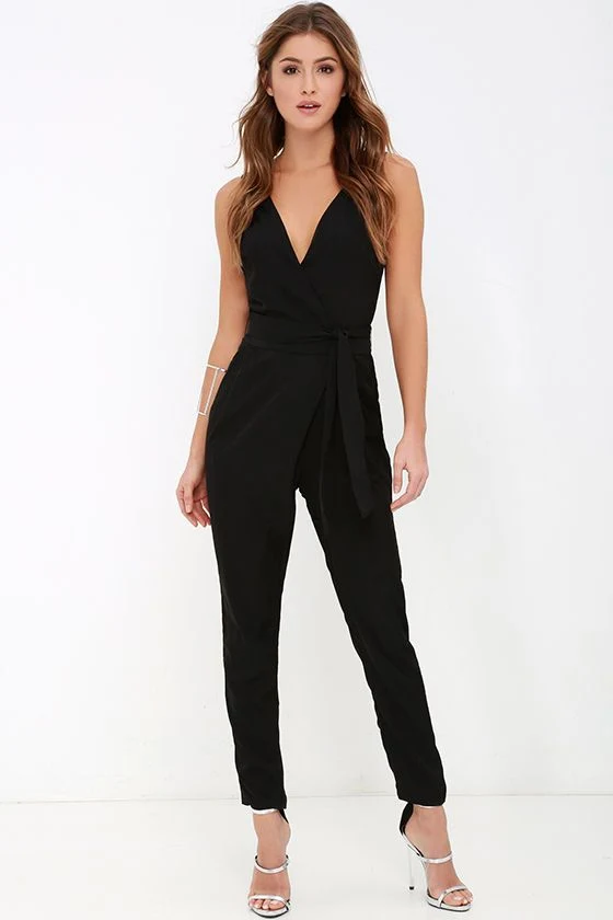 Plus Size Women Jumpsuits and Rompers Sexy Backless Deep V-Neck Jumpsuit Rompers Clubwear