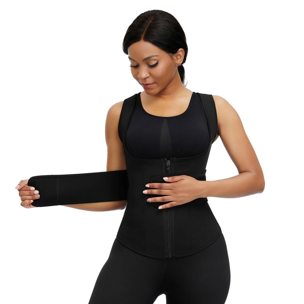 2022 Wholesale New Product Neoprene Zipper Plus Size Trainer Women Body Shaper