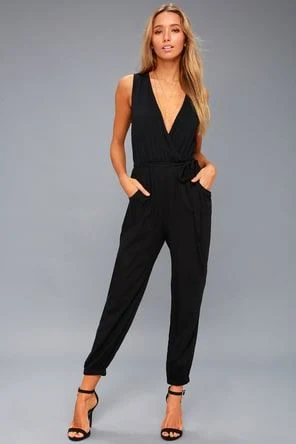 Plus Size Women Jumpsuits and Rompers Sexy Backless Deep V-Neck Jumpsuit Rompers Clubwear